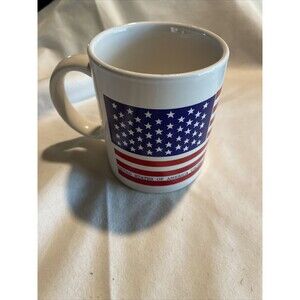 United States of America Mug USA Coffee Tea Cup Flag Red White Blue